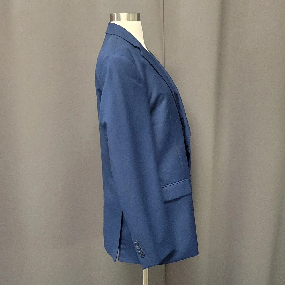 Alain Dupetit Blazer‎ Royal Blue 2-Button Notch Lapel AD-013 38R